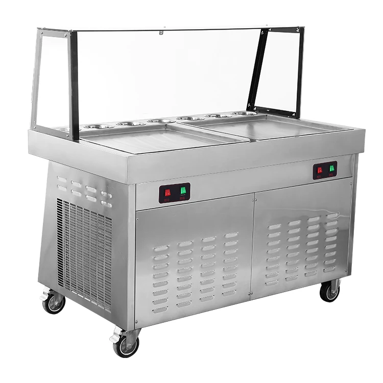 
High capacity machine for fried ice cream/roll ice cream machine fried 