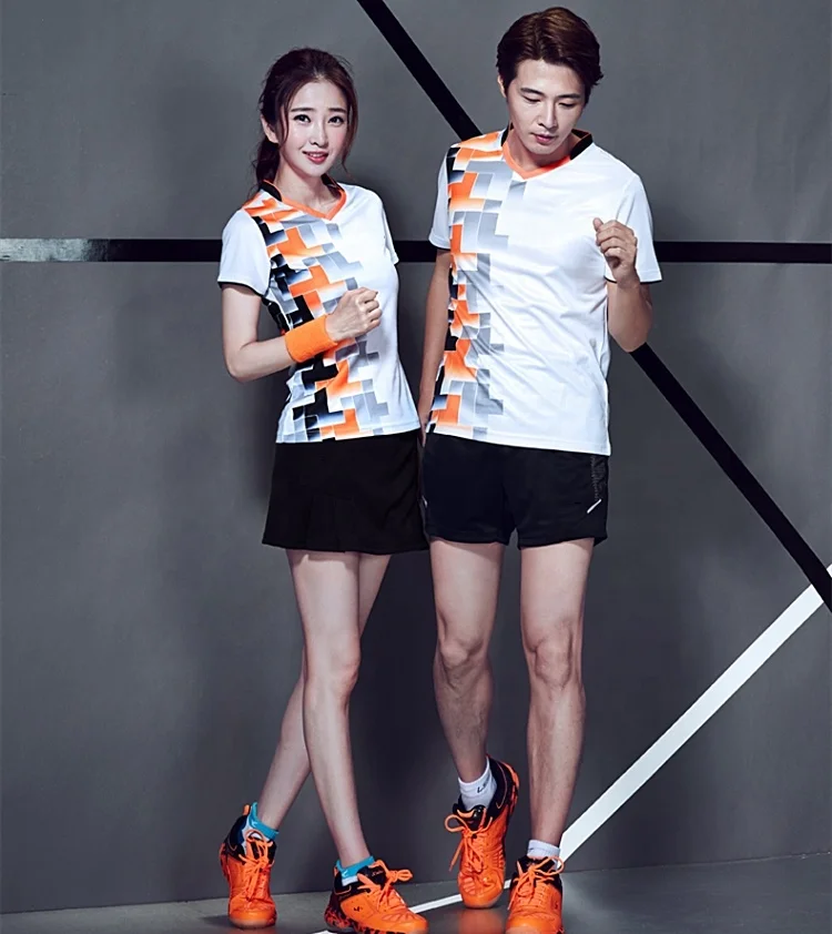 Лидер продаж, лучший дизайн, женские спортивные футболки для бадминтона, Джерси, сублимационная униформа