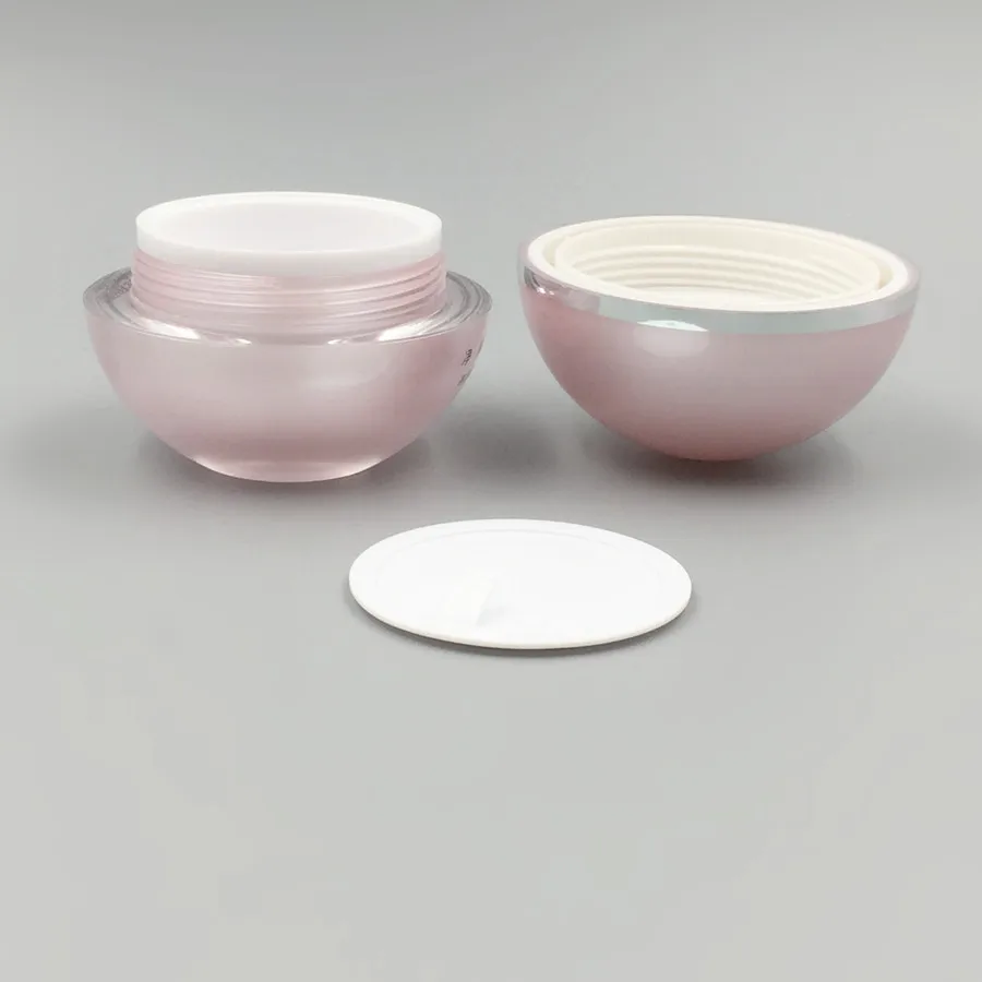 
ball shape jar for skincare cream jar luxury 