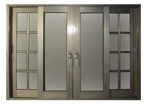 Bullet proof design security casement aluminum door
