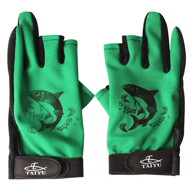 3 Colors Neoprene Fingerless Anti-Slip Comfortable Outdoor Sports Cool Fishing Gloves