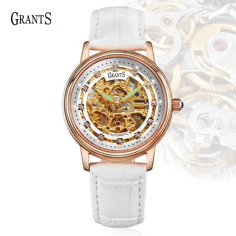 ENLOONG Grants Series skeleton mechanical women watches  fancy wrist luxury custom logo women watches brands luxury 2019