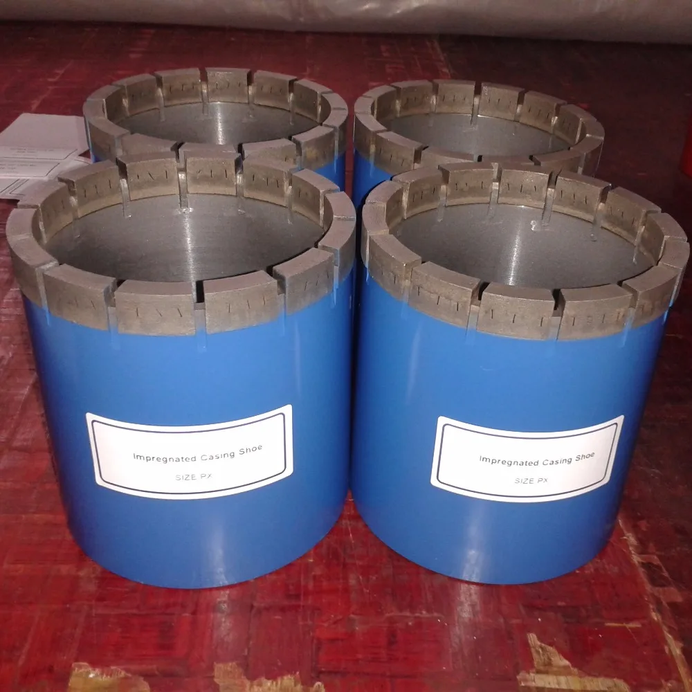 PW HW NW diamond casing shoe bit for geotechnical drilling