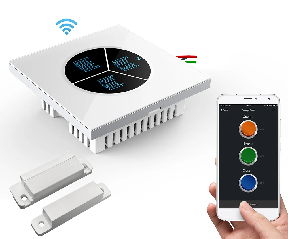 Double Electric Automated Swing Gate Opener WiFi Rolling Code Remote Control