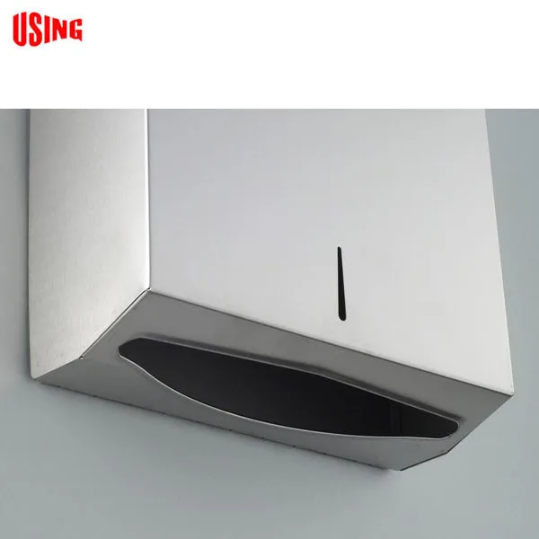 Toilet paper dispenser Stainless steel  paper towel dispenser Z Fold  bathroom Tissue manual toilet paper dispenser with lock