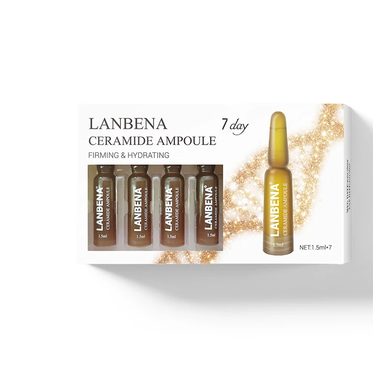 Кожа LANBENA укрепляющая Ageless подтяжка кожи Ceramide ампулы для красоты лица