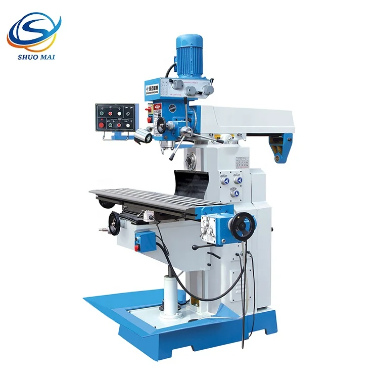 Multipurpose vertical and horizontal lifting table metal milling and drilling machine ZX6350C
