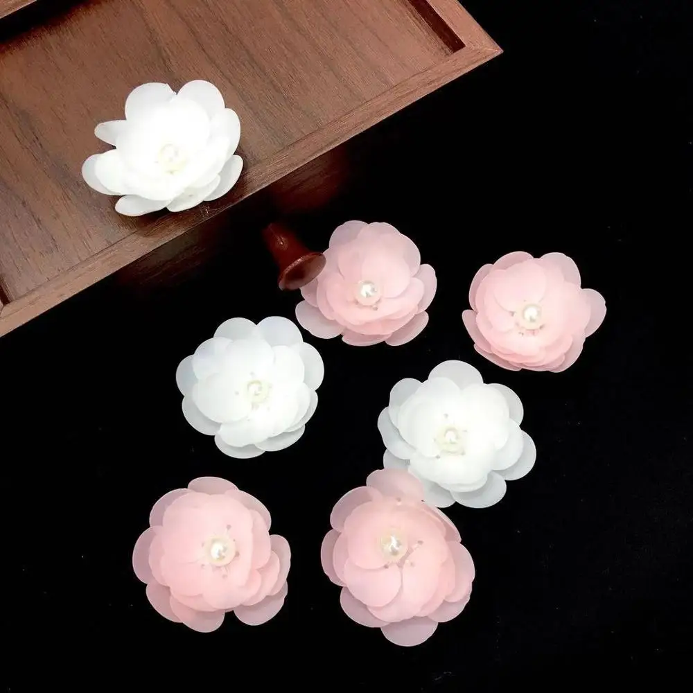 3d rhinestones clothing art decoration floral handmade  sequin flower
