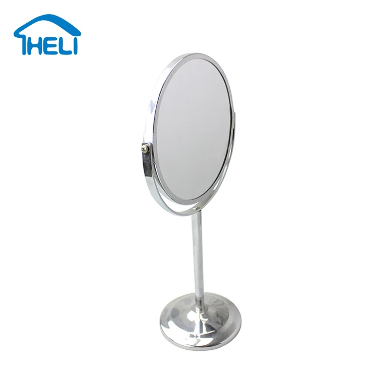 
jiangmen hardware 7 inch Fancy Double Sides hairdressing mirror Hotel Mirror 