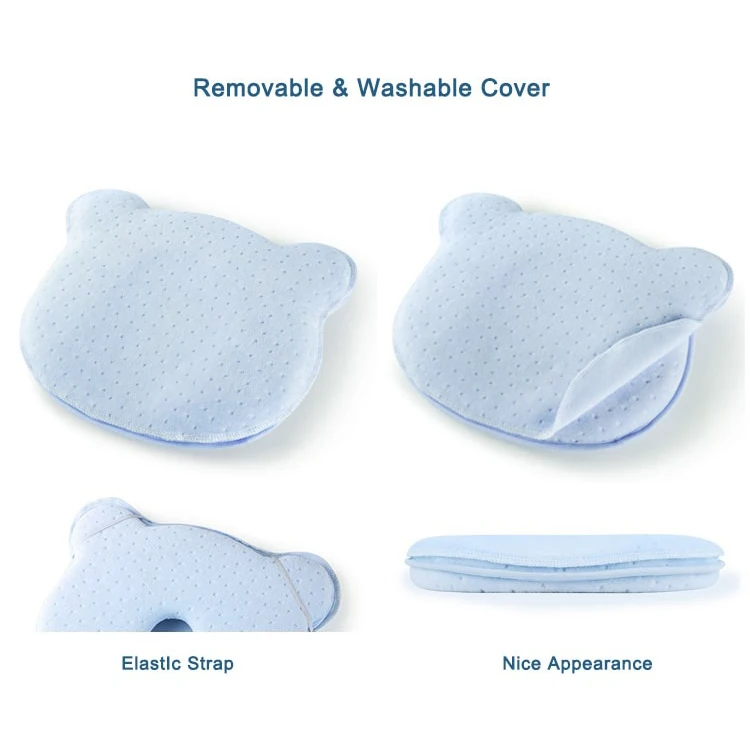 No Odor Memory Foam Baby Flat Head Pillow Baby Pillow