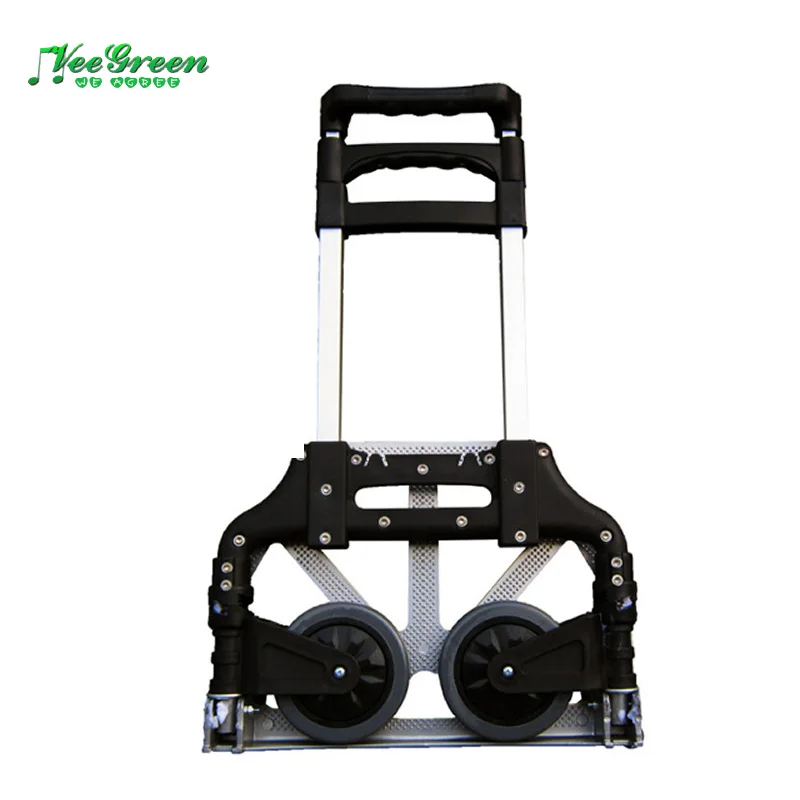 Aluminum Collapsible Handy Carrying Trolley with Two Wheels
