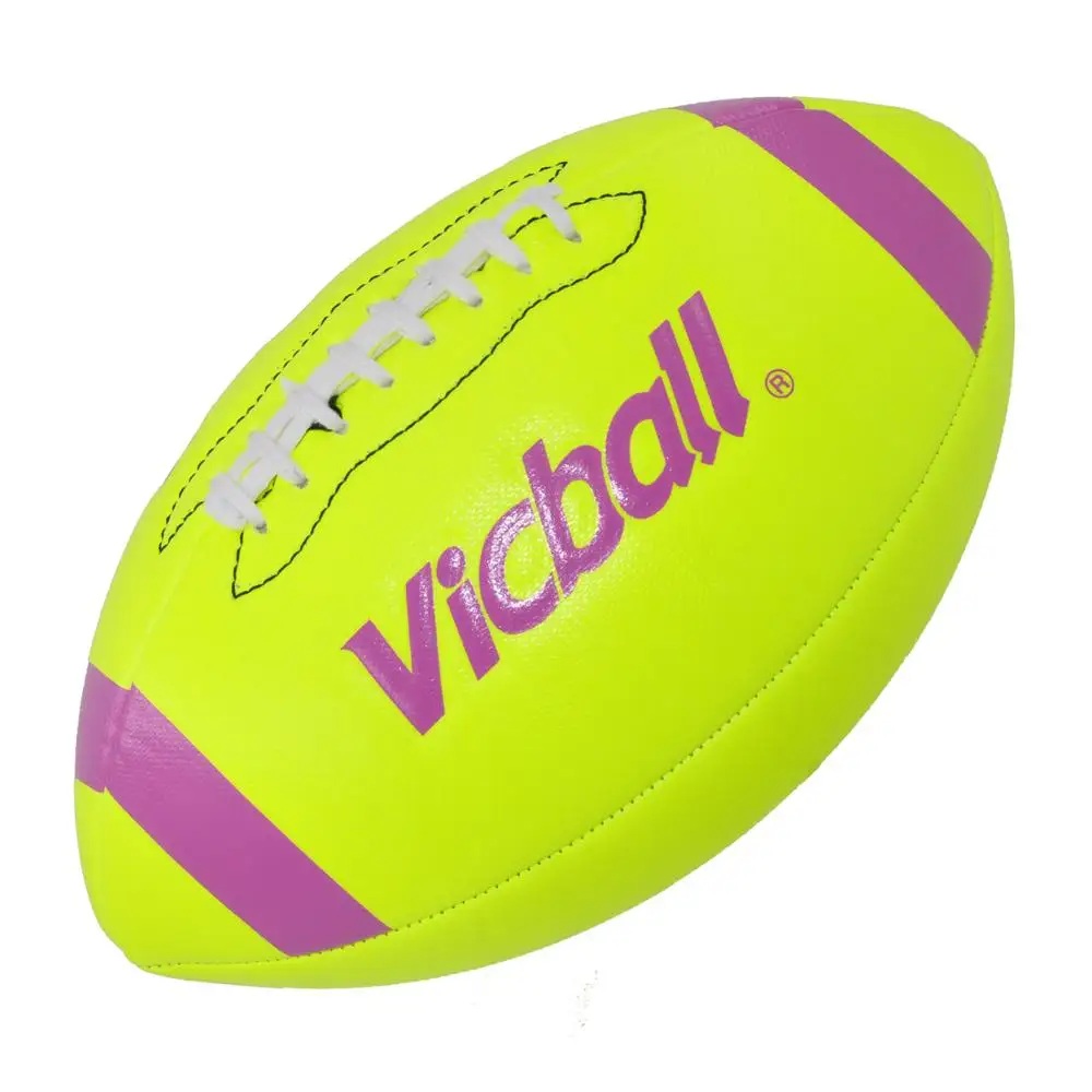 machine stitched pu pvc cheap OEM college training equipment balls supplies giveaways size 9 5 rugby american football ball