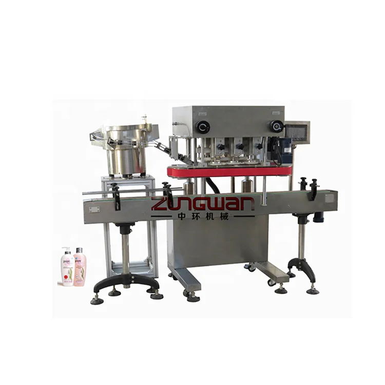 
ZHG200 drop automatic beeline type continuous capping machine 