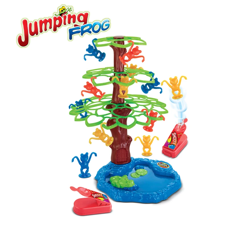 Funny 2019 educational jumping frog party game toy for kids