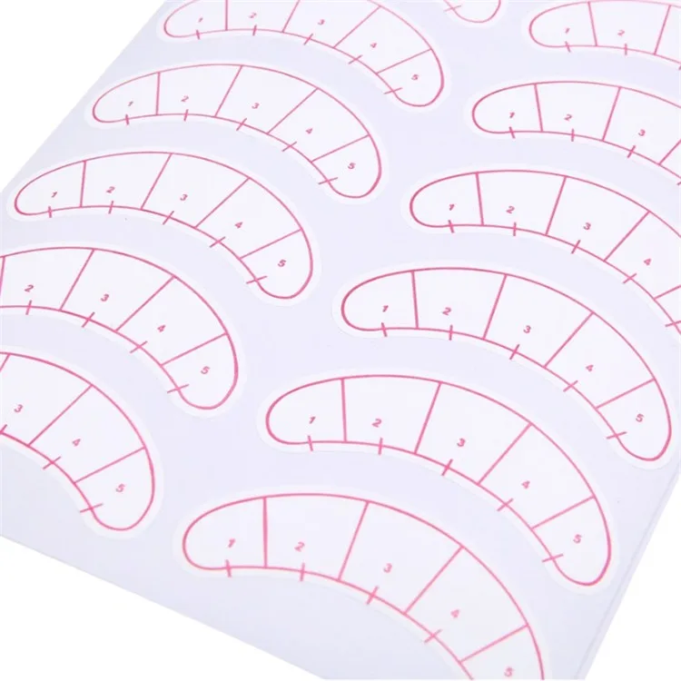 
Hot 70pairs/pack 3D Eyelash Under Eye Pads Lash Eyelash Extension Practice Sticker for Eyelash Extension 