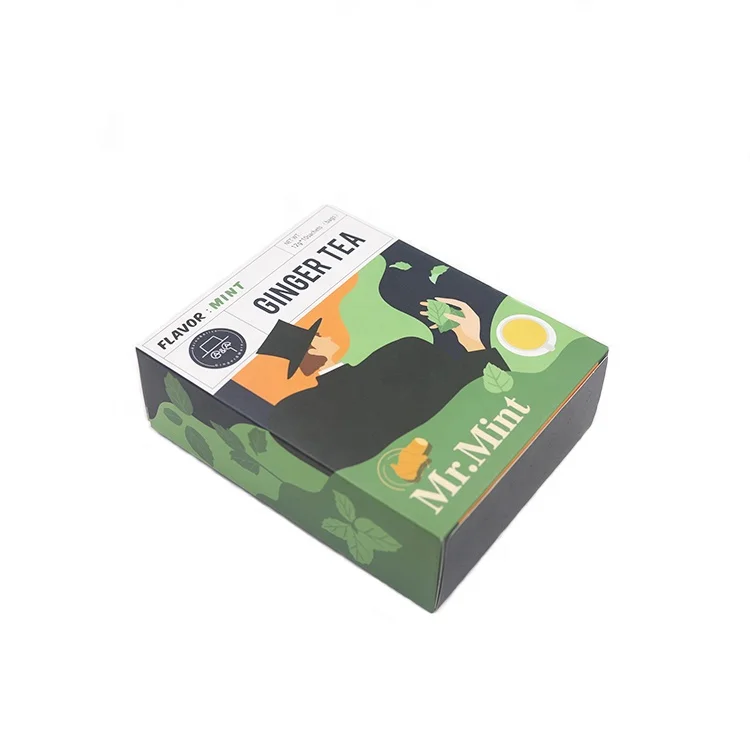 top quality hot sale organic mint flavored ginger tea natural herb tea bag with ginger mint