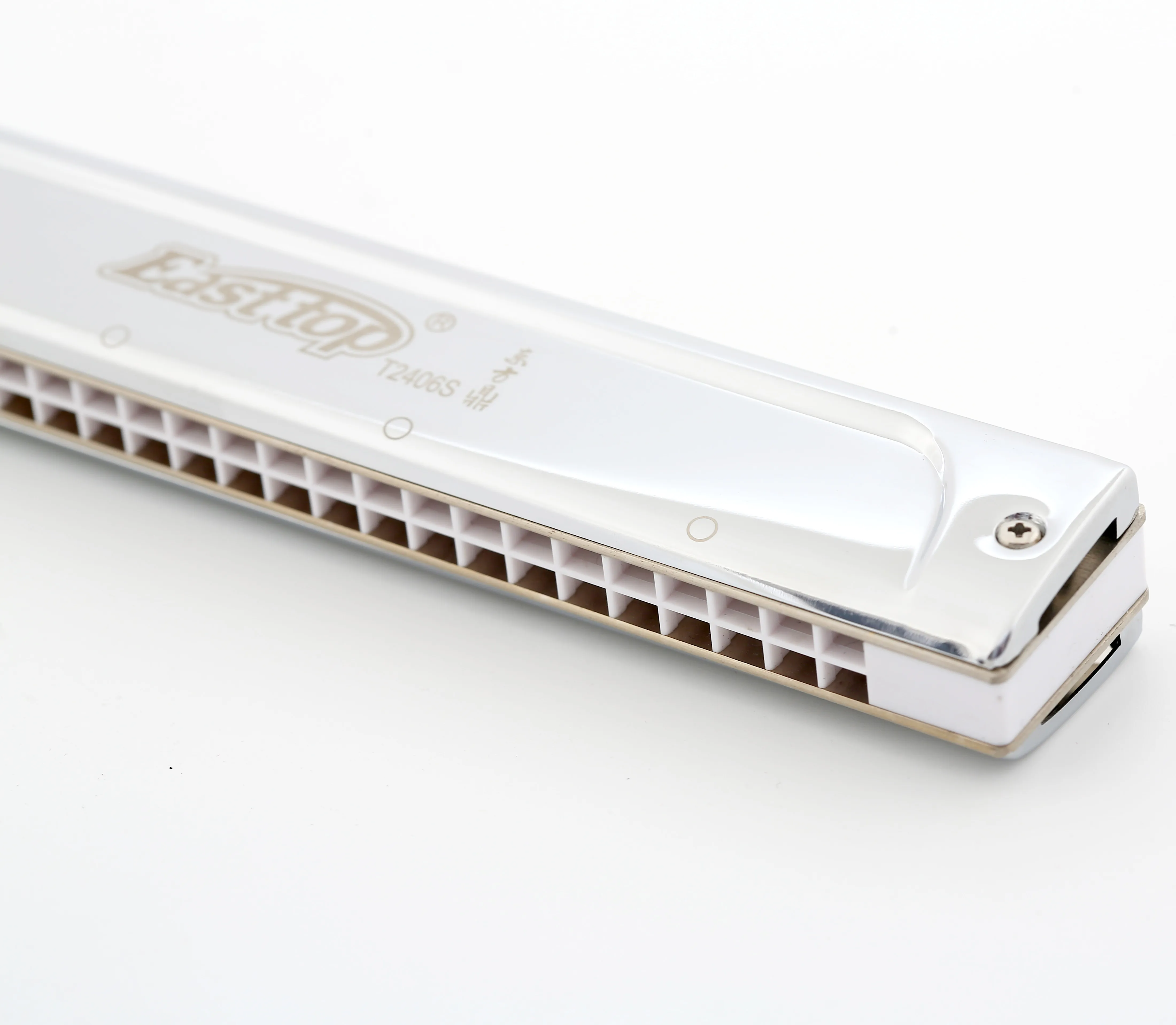 T2406S EASTTOP professional harmonica in leather harmonica case competitive price good sound with key of C