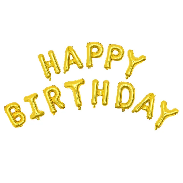 16 INCH LETTER Top Quality Environmental EN71Stage Decoration Party Supplies Balloon Letters Foil