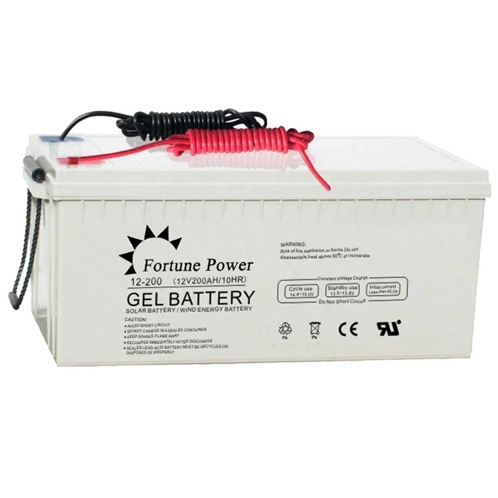 LEOCH 12V 200Ah Lead Acid UPS AGM GEL VRLA Storage Lead Acid Battery DJM12200