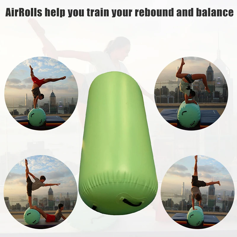 Gymnastics Air Track Home Training Set Gymnastic Barrel Tumbling Equipment Dwf Fabric