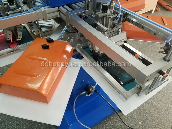 2 color silkscreen automatic octopus printing machine for paper bag/t shirts/swim cap