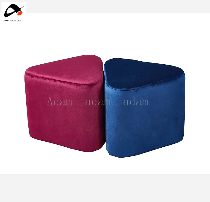 Современный тканевый пуф, табурет, оттоманка, скамейка для хранения