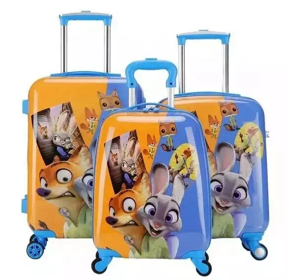 
4wheels children trolley luggage case 