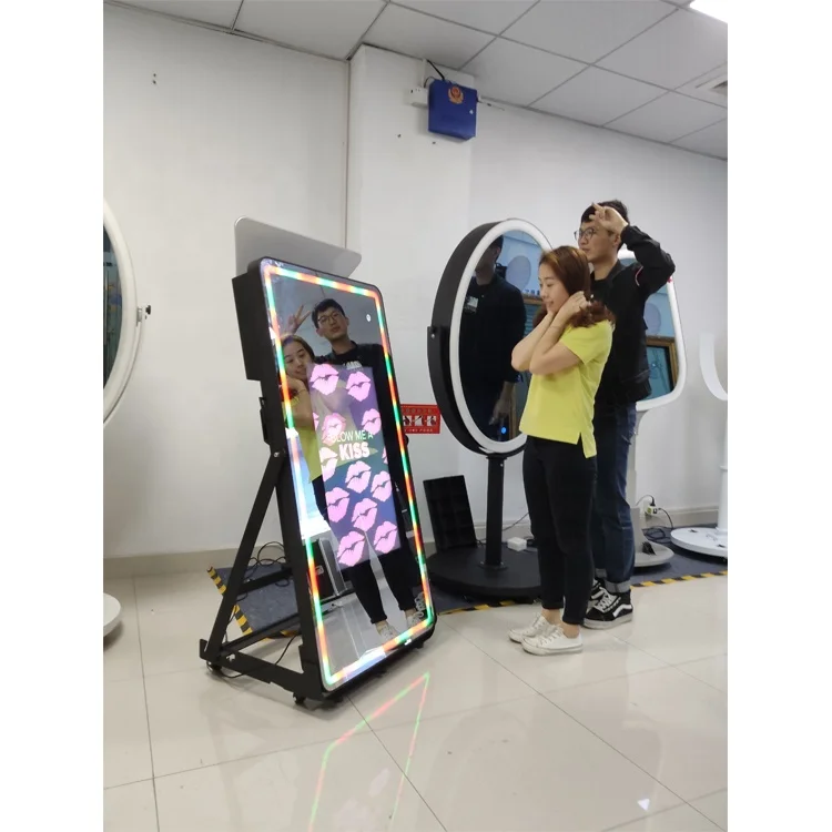 Touch Screen Photo Booth Kiosk Machine With Printer And Camera For Sale