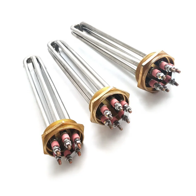 3kw/6kw/9kw/12kw/15kw Электрический промышленный трубчатый погружной водонагреватель для жидкого нагрева