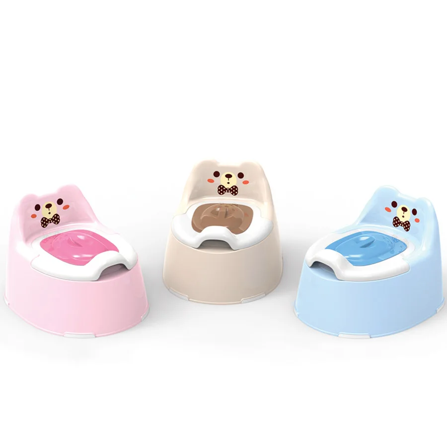KJH LIVE Wholesales cartoon lovely portable baby plastic potty children potty training seat