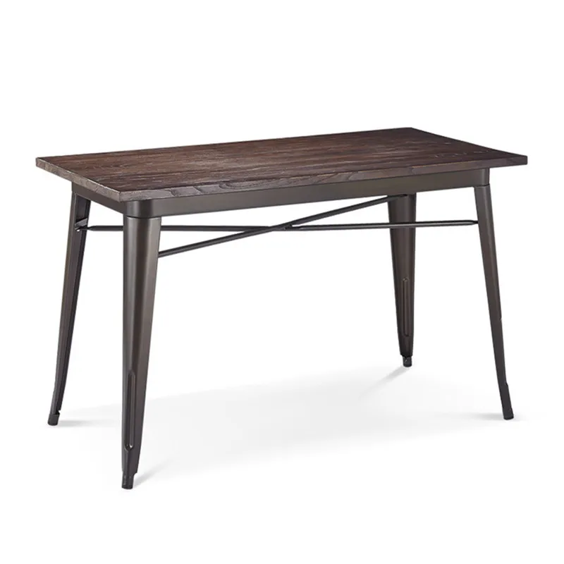 Wholesale Cheap Strong Antique Quality Metal dining room table sets