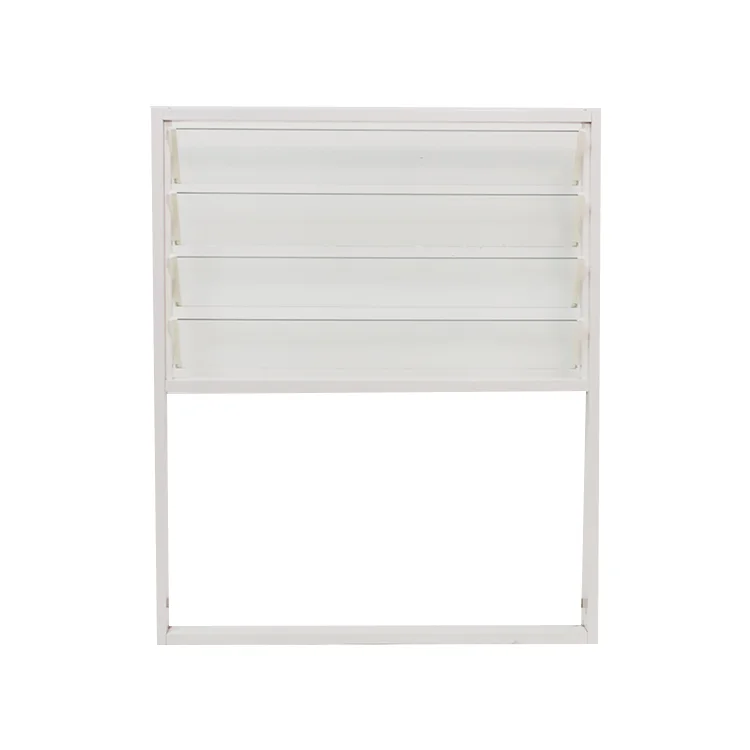 White Sunscreen Horizontal Louver Plantation Shutters