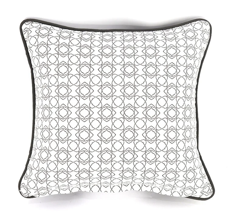 UV Protect Olefin Waterproof Fabric Outdoor Throw Pillow Case Cushion Cover