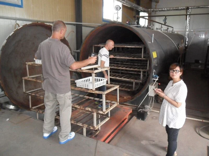 Automatic Round Shape Mushroom Sterilizing Equipment