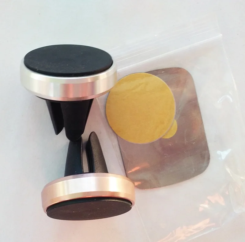 
2019 Logo Customised Manufacturer Metal Material Strong Magnet Car Air Vent Holder 