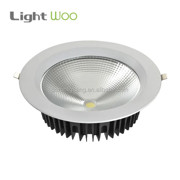 2 года гарантии круглый алюминиевый 10 Вт 15 Вт 20 Вт 30 Вт 40 Вт светодио дный cob светильник