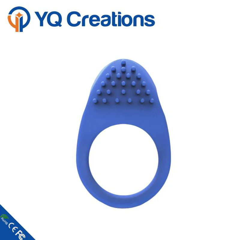Most popular silicone vibration delay ejaculation with Massager Brush cock penis ring  sex toys vibrating cock ring for man