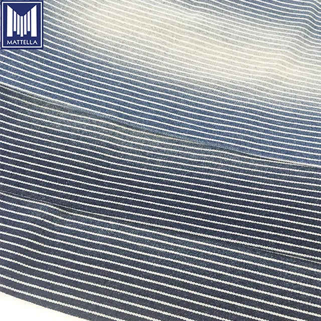 270gsm 8oz 150cm width yarn dyed bar mark dobby uhmwpe glitter hickory stripe denim fabric lahore