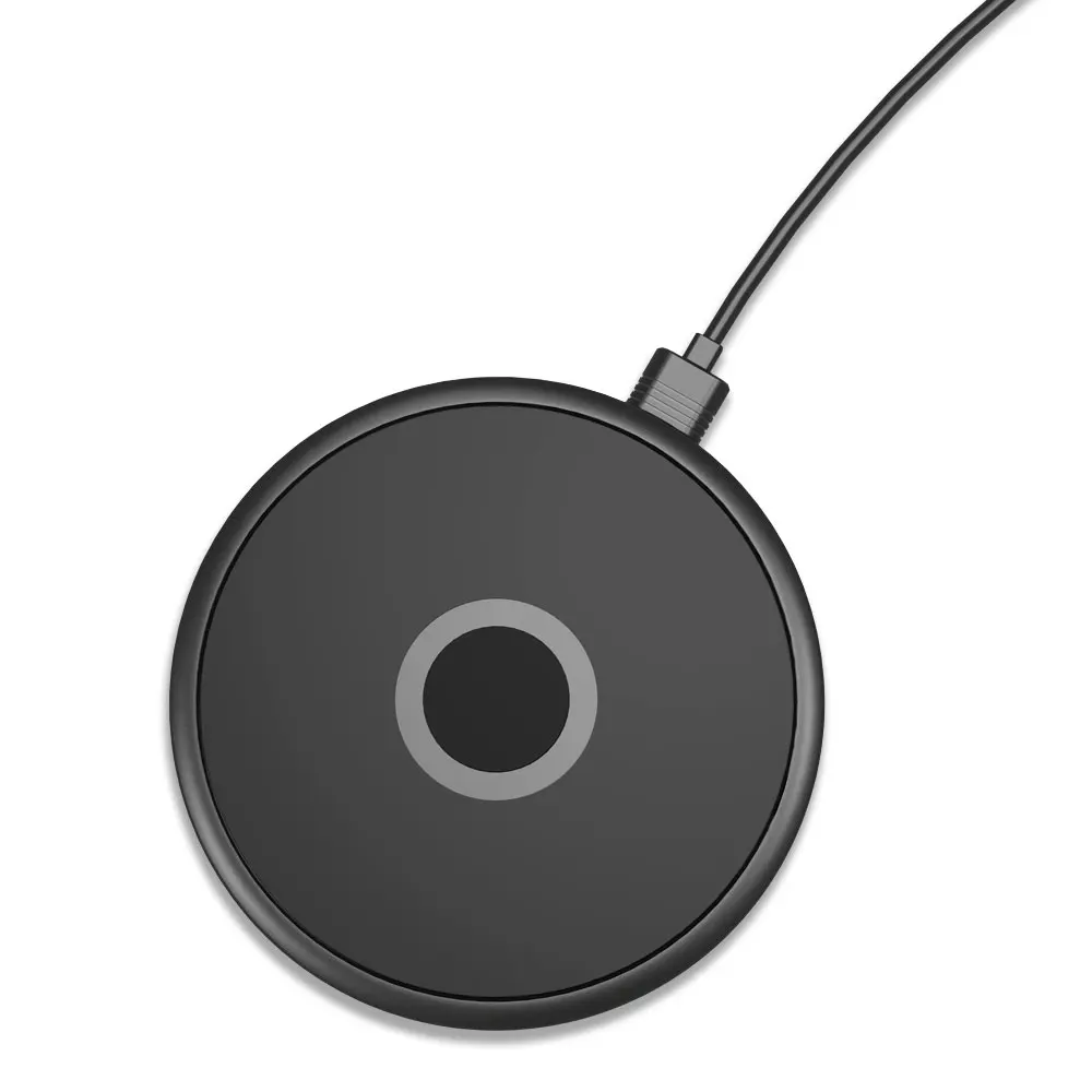 Ordered mobile phone 5V 2A 10W portable QI wireless charger from Shenzhen factory