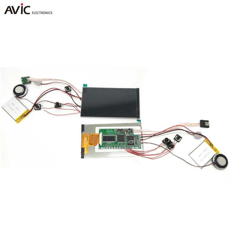 2GB 10.1 inch Video Module LCD Brochure Module with 2000mAh Battery for Business Promotion