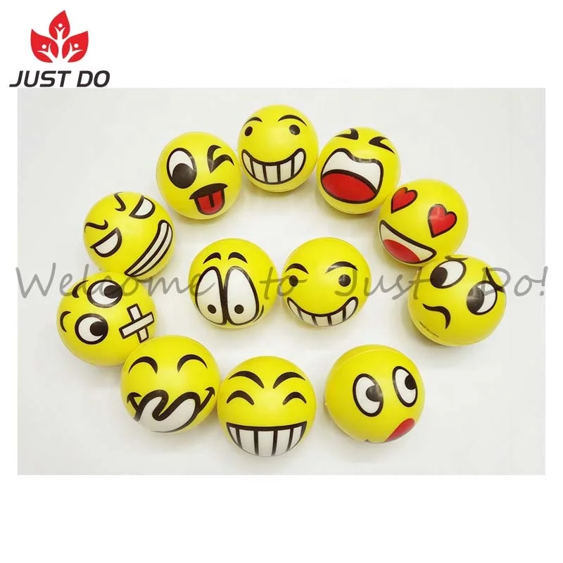 
Favors Emoticon Funny Face Stress Relief Squeeze Ball 