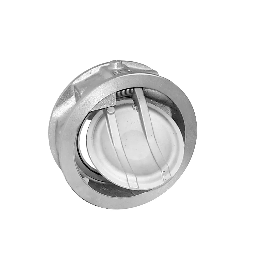 ANSI 1500 RTJ  stainless steel double disc  flange  wafer lug type  check valve