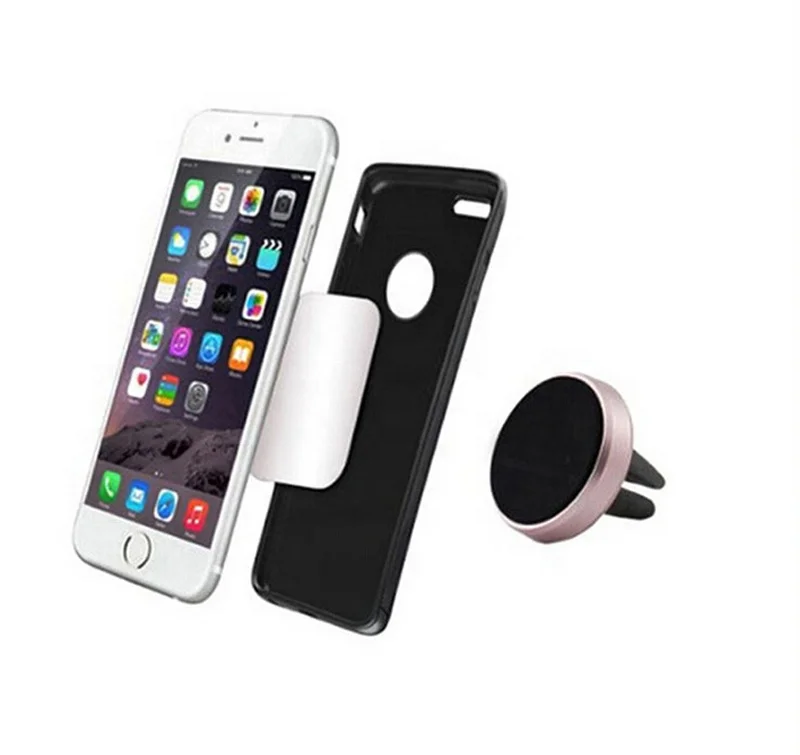 
2019 Logo Customised Manufacturer Metal Material Strong Magnet Car Air Vent Holder 