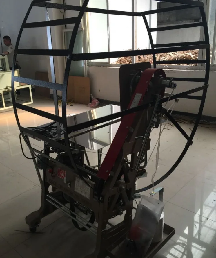 Bale Tie Automatic PE Tying Bundling Strapping Machine 1200mm automatic PE Tying Bundling Strapping Machine