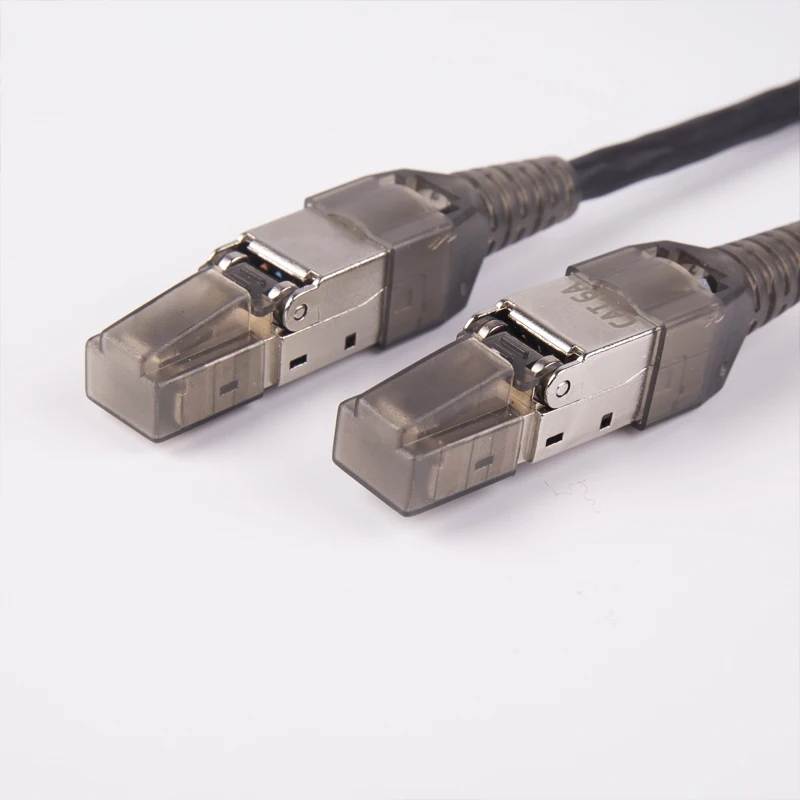Aipeng новый продукт огнестойкие brand network rj45 cat8 sftp tooless модульный разъем кабеля 26awg патч-корд