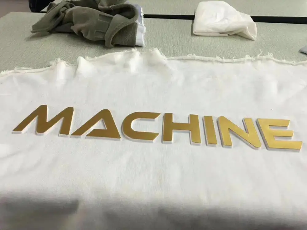 automatic hydraulic Silicone Emboss Print Clothes T-Shirt Textile Garment Fabric Embossing Machine