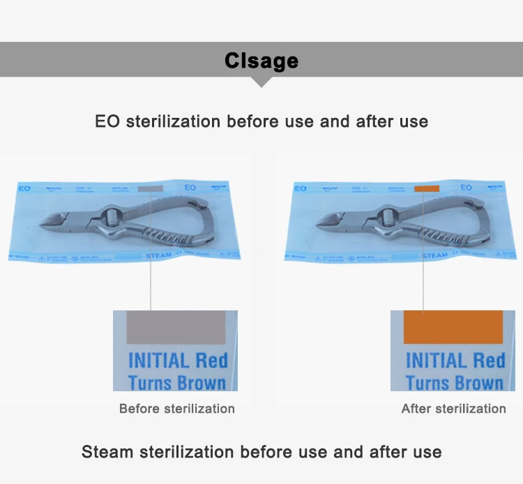 Autoclave sterilization flat reel pouch/ Self seal sterilization Pouch