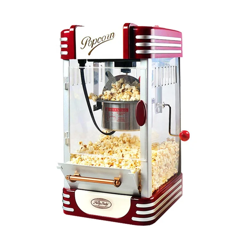 3.4kg mini vintage popcorn maker for family