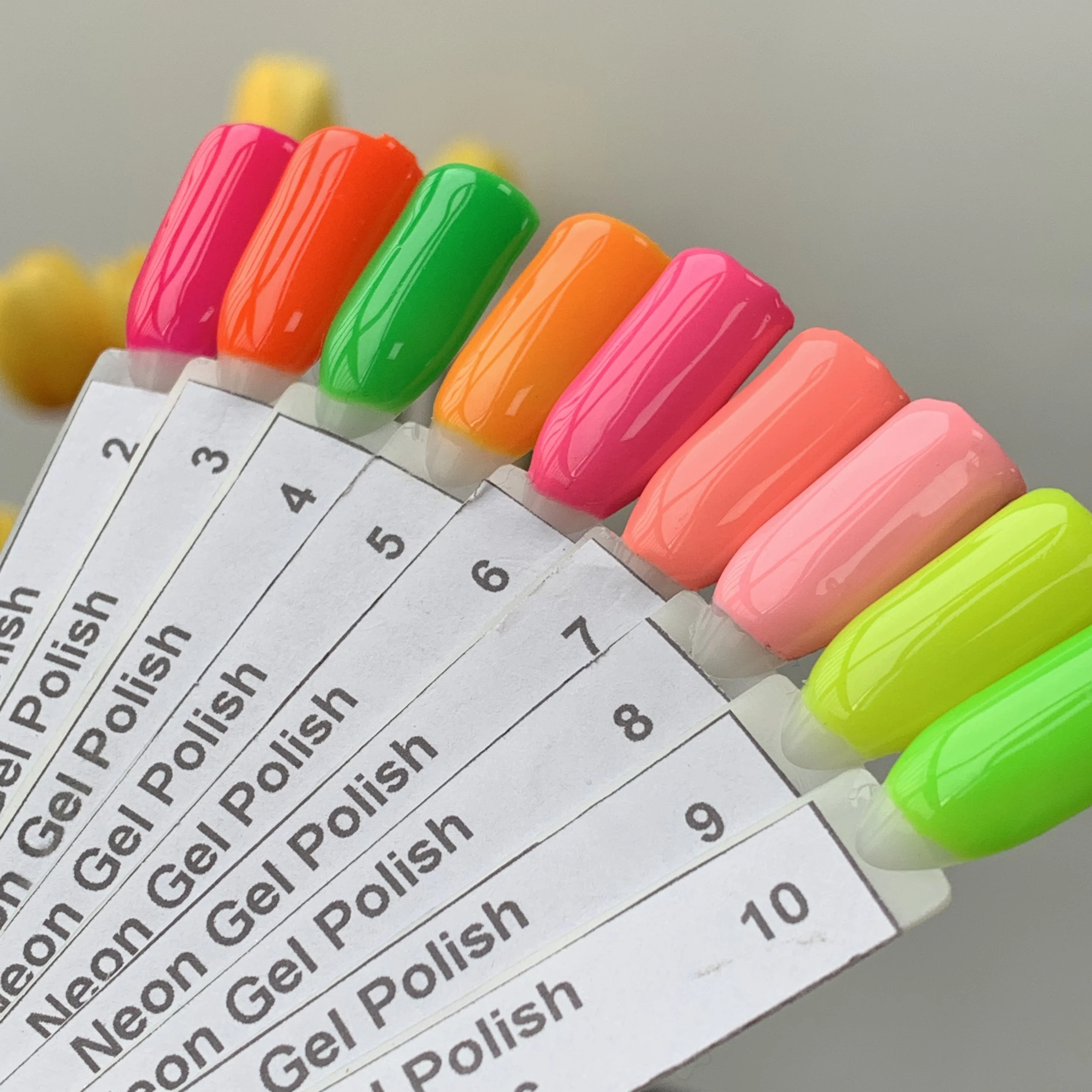 Высококачественный цветной неоновый Гель-лак для ногтей отмачиваемый под УФ-лампой Гуанчжоу