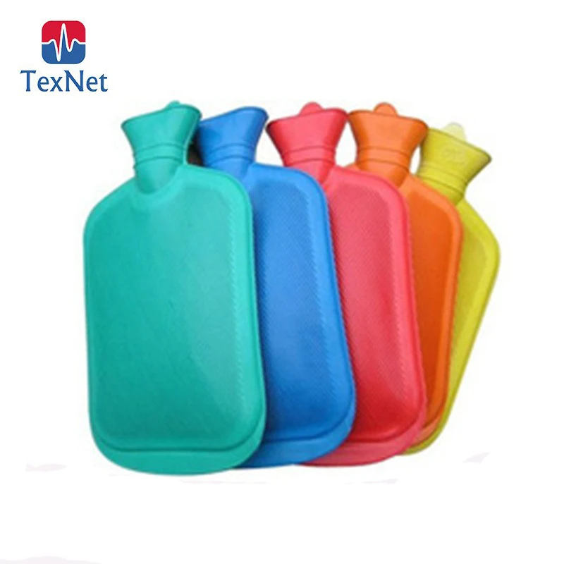 Professional good quality gel content 20 2L Hot Water Rubber Bottle With Cover 50pcs/carton